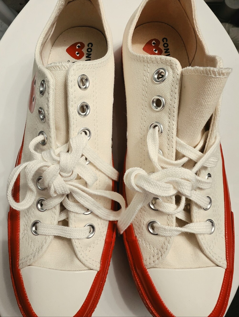 NEW Mens Converse Comme Des Garcons Chuck Taylor Low-Tops Sz 8.5